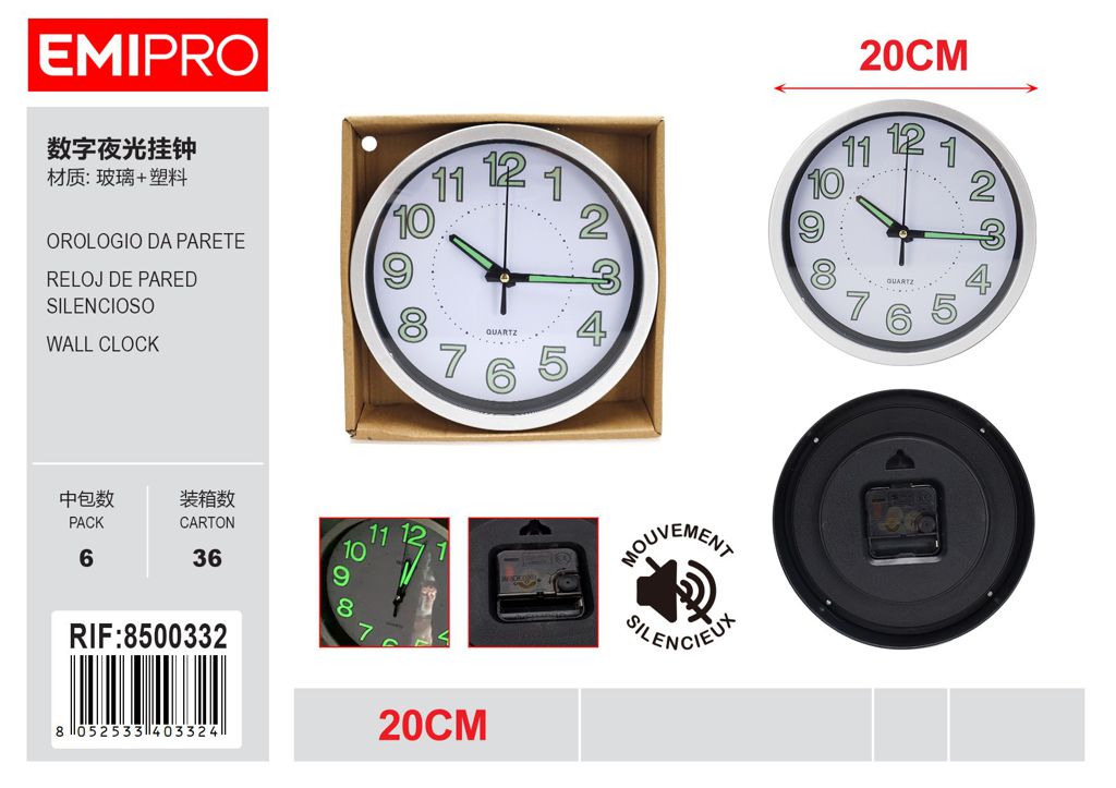 Orologio Da Parete 20cm