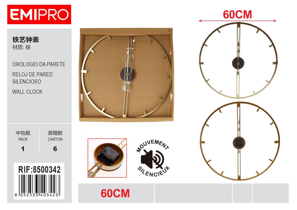 Orologio Da Parete 60cm