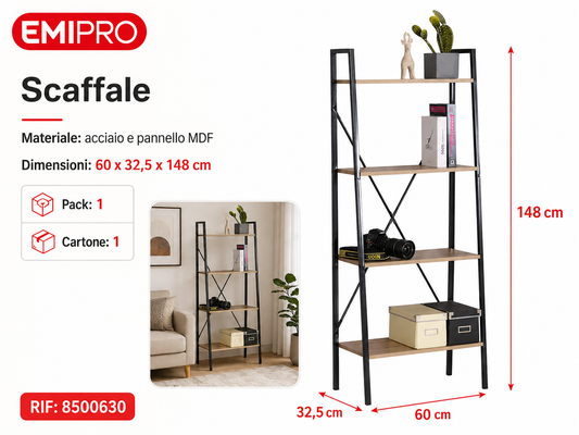 Mensola 60*32.5*148cm