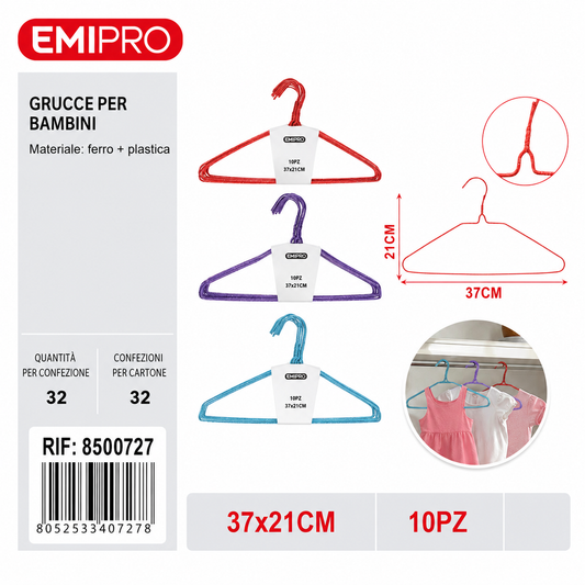 Grucce Metallo 10pcs 37*21cm 25g