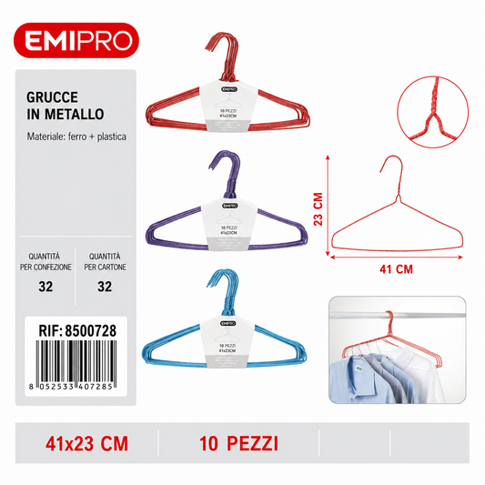 Grucce Metallo 10pcs 41*23cm 40g
