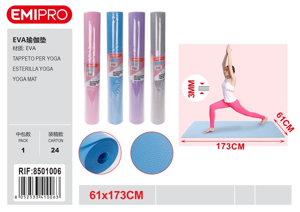 Tappeto Per Yoga 3mm*61*173cm