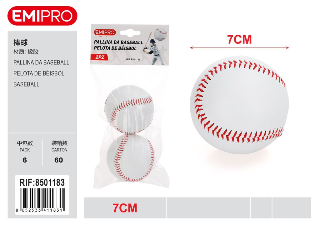 Pallina Da Baseball 2Pz