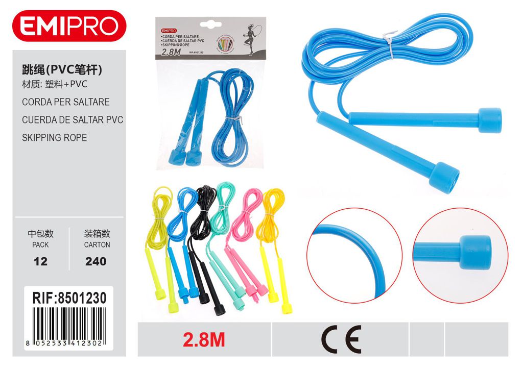 Portapenne Corda Per Saltare In Pvc 2.8M