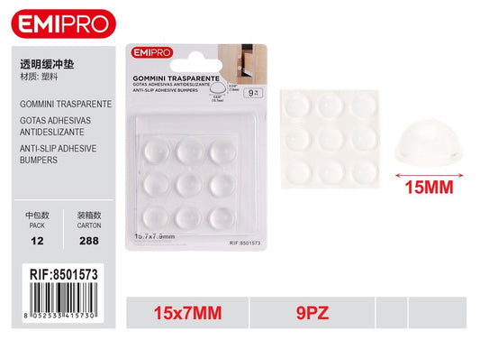 Gommini Trasparente 15*7mm 9Pz