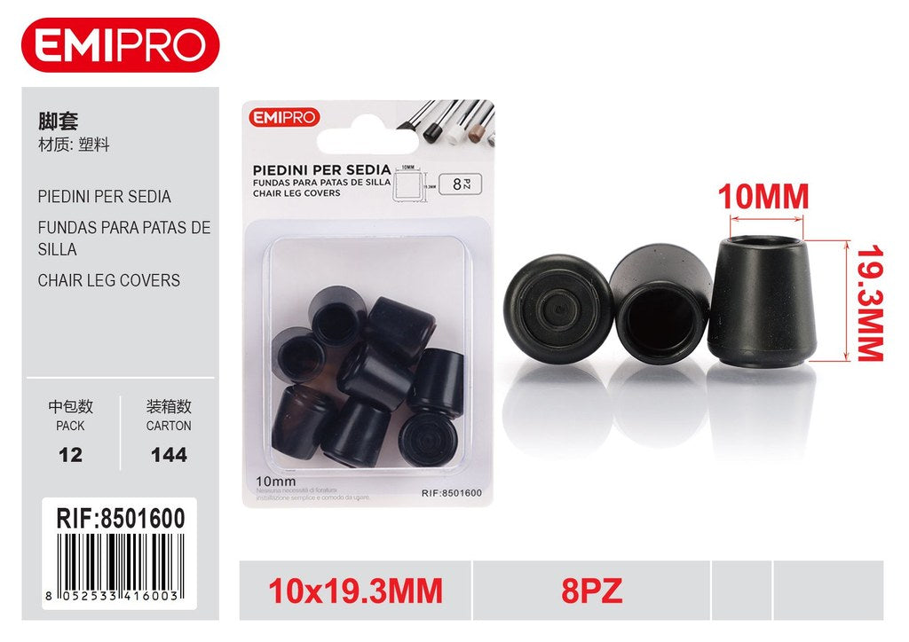 Piedini Per Sedia 10mm 8Pz