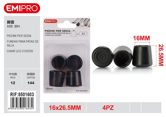 Piedini Per Sedia 16mm 4Pz