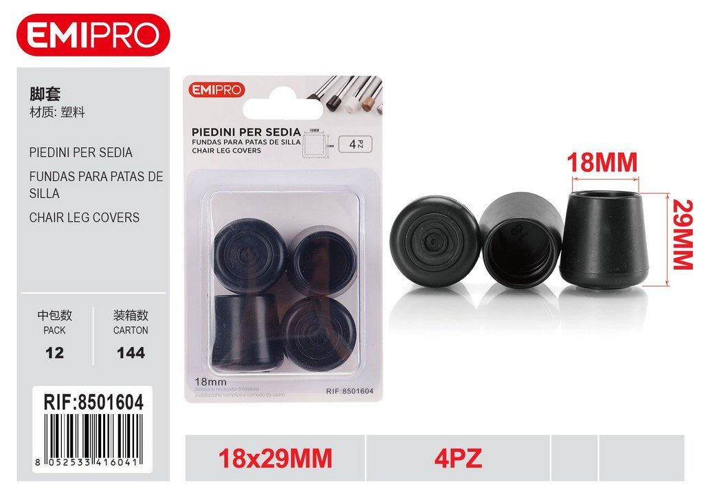 Piedini Per Sedia 18mm 4Pz