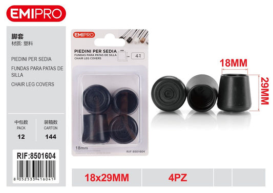 Piedini Per Sedia 18mm 4Pz