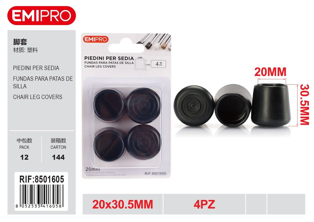 Piedini Per Sedia 20mm 4Pz