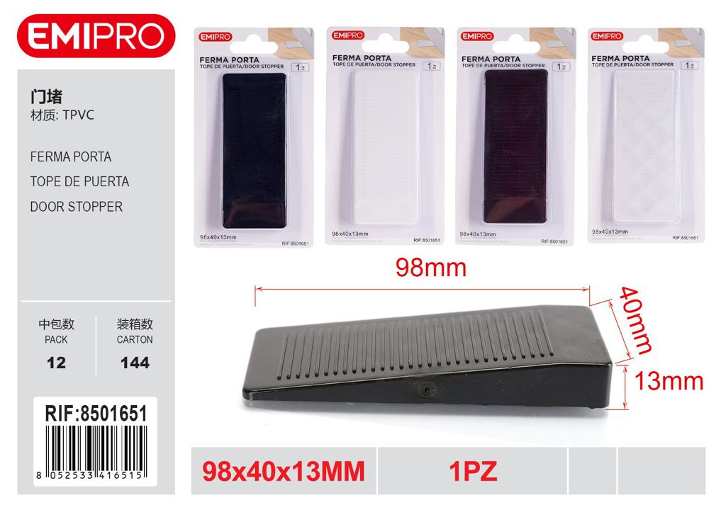 Ferma Porta 98*40*13mm 1Pz