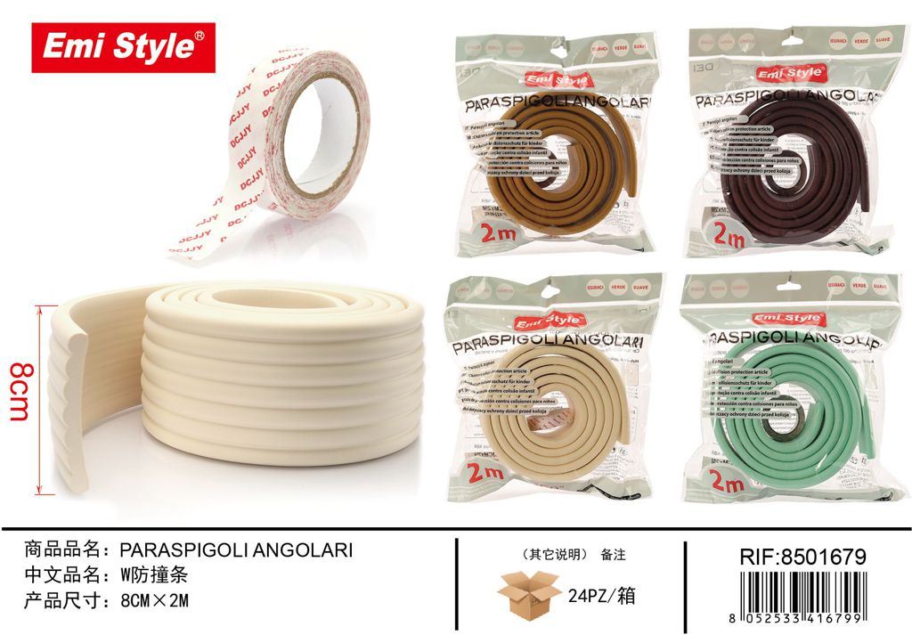 Paraspigoli Angolari 8cm*2M