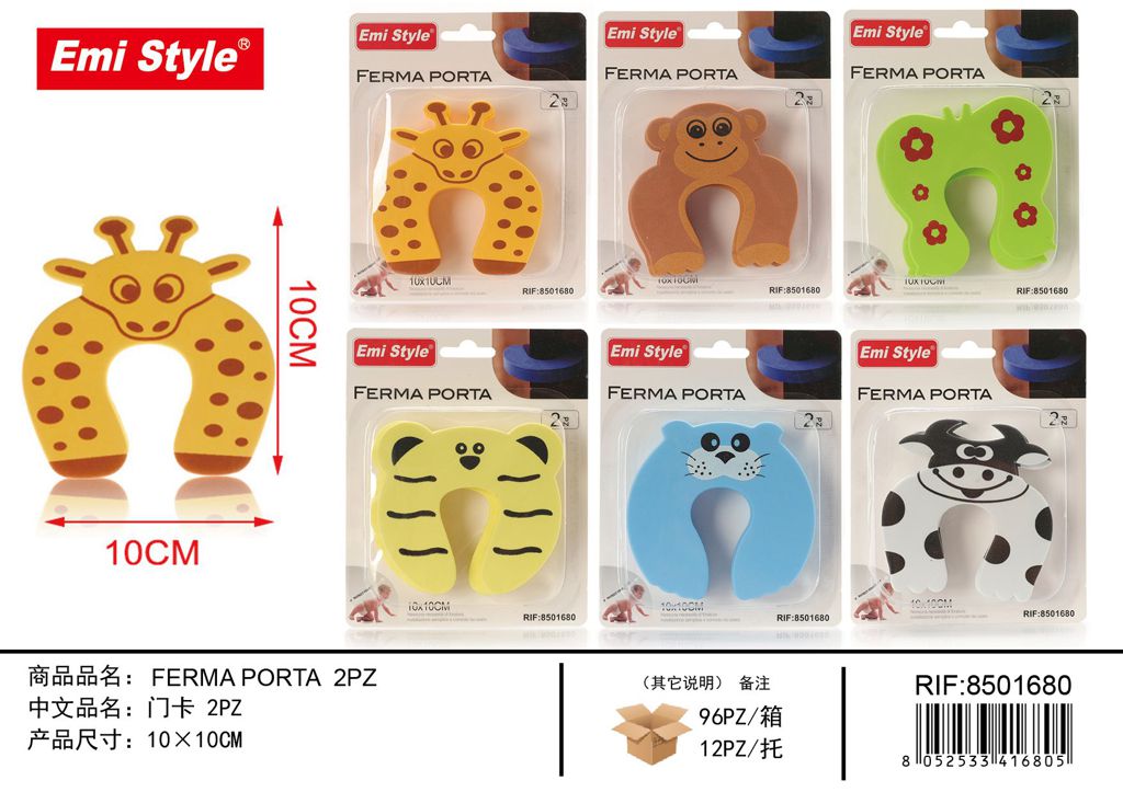 Ferma Porta 10*10cm 2Pz