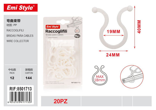 Raccoglifili 24*40*19mm 20Pz