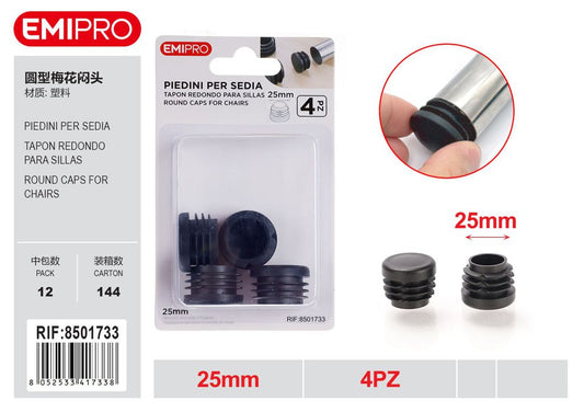 Piedini Per Sedia 16mm 4Pz