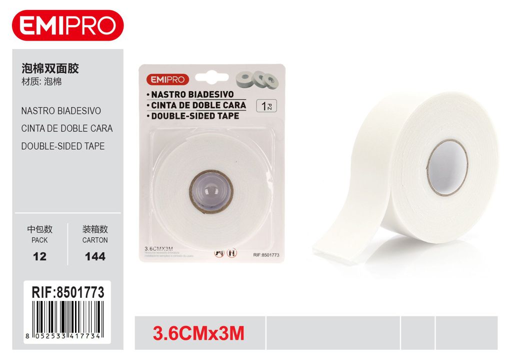 Nastro Biadesivo 3.6cm*3M