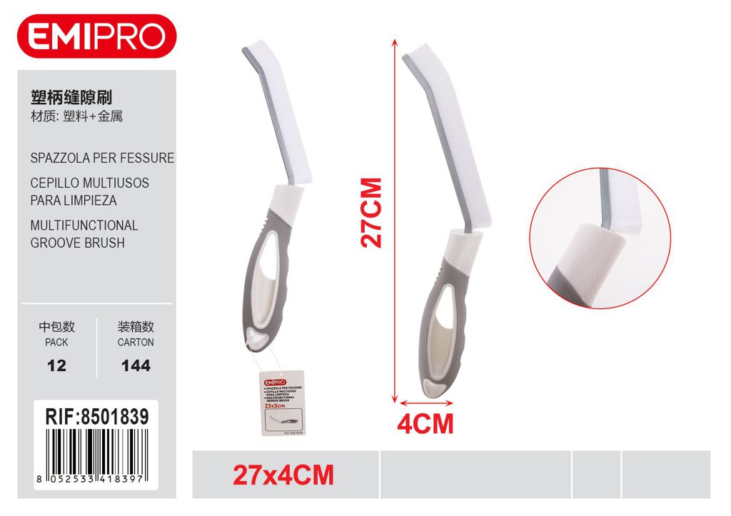 Spazzola Per Fessure 23*3cm