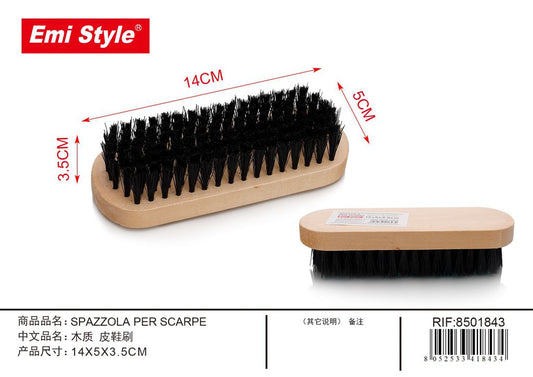 Spazzola per scarpe 14 × 5 × 3.5cm