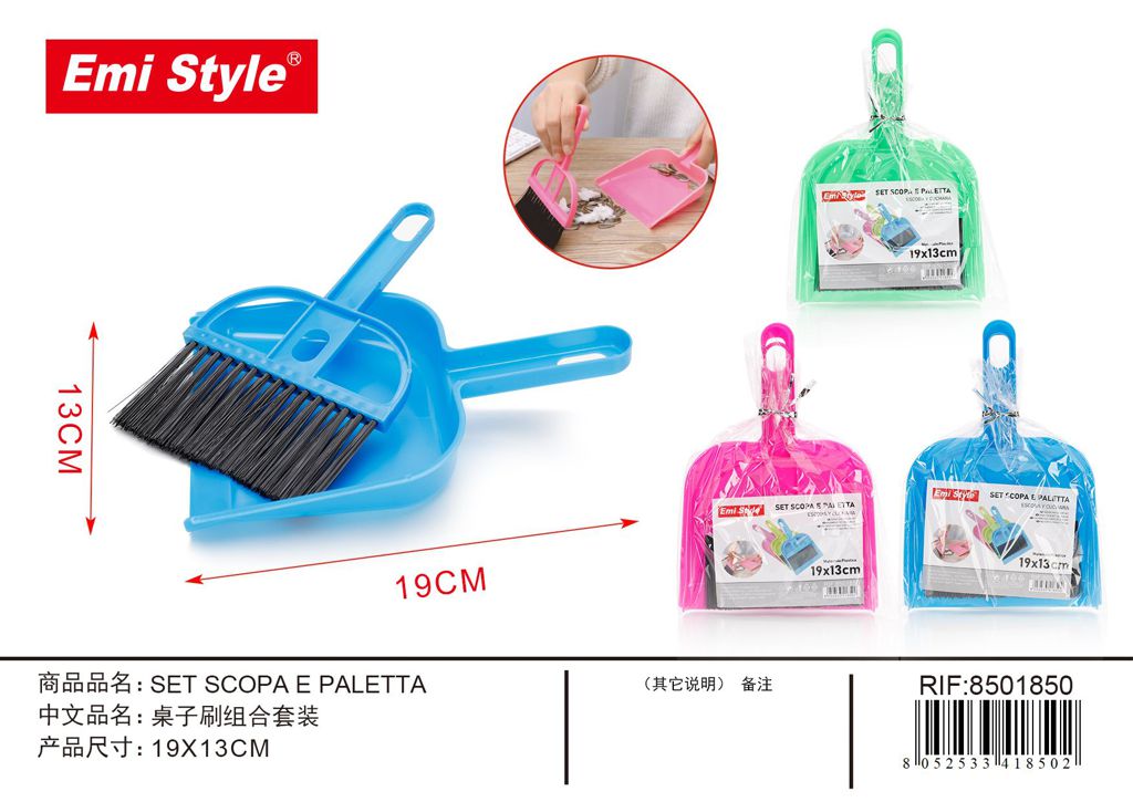 Set Scopa E Paletta 19*13cm