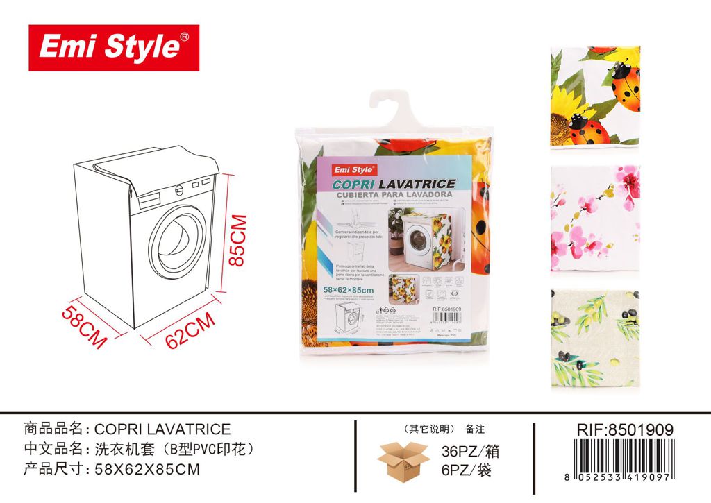 Copri Lavatrice 58*62*85cm