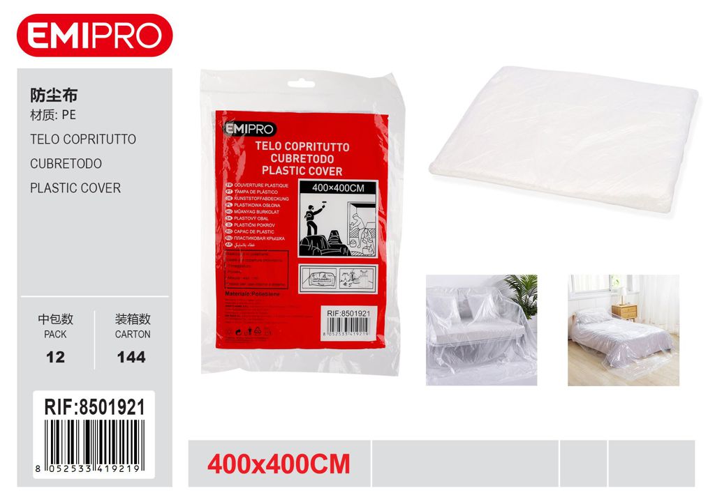 Telo Copritutto 400*400cm 80G
