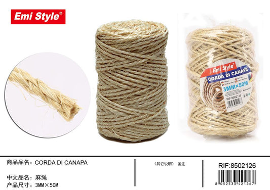 Corda Di Canapa 3mm*50M 6418203