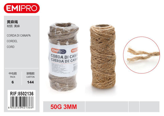 Corda Di Canapa 50G 3mm