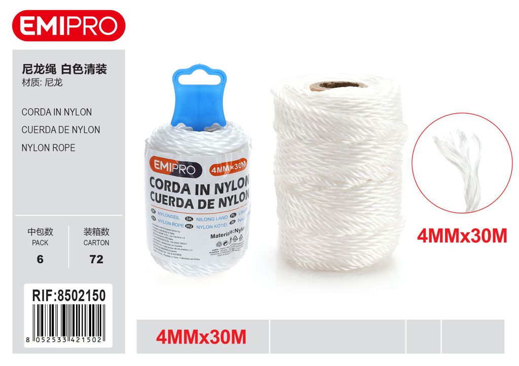 Corda In Nylon 4mm*30M