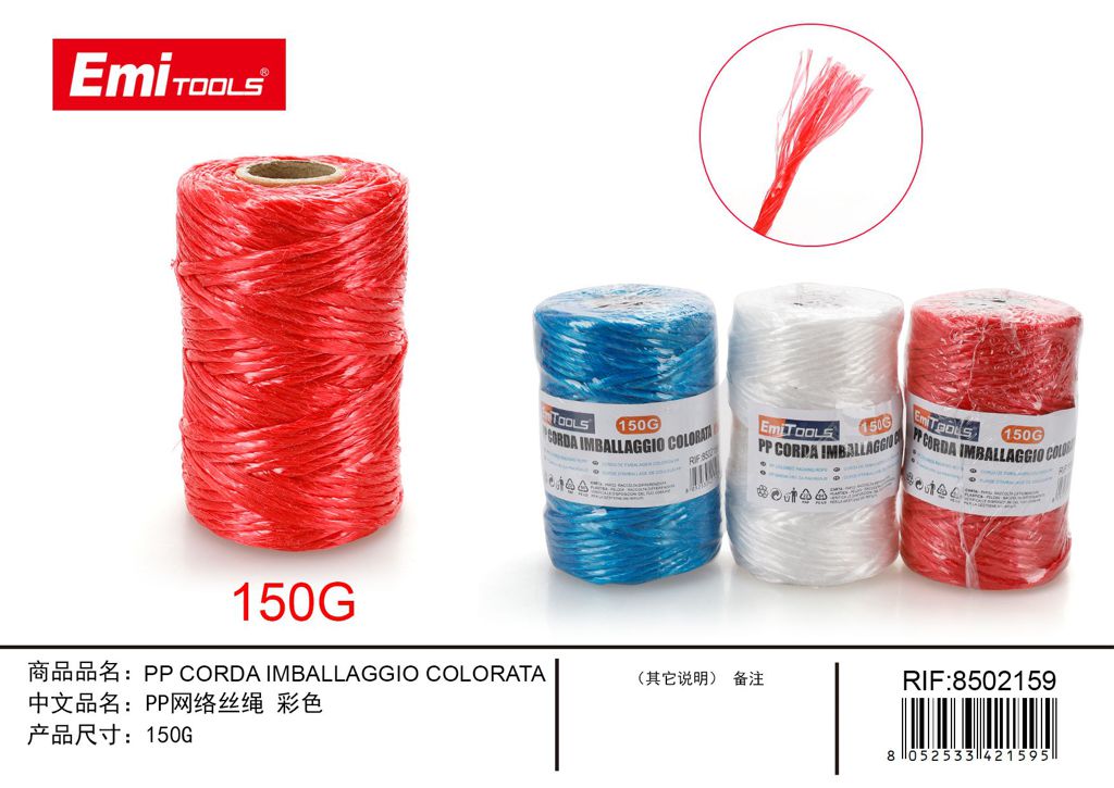 Pp Corda Imballaggio Colorata 150G
