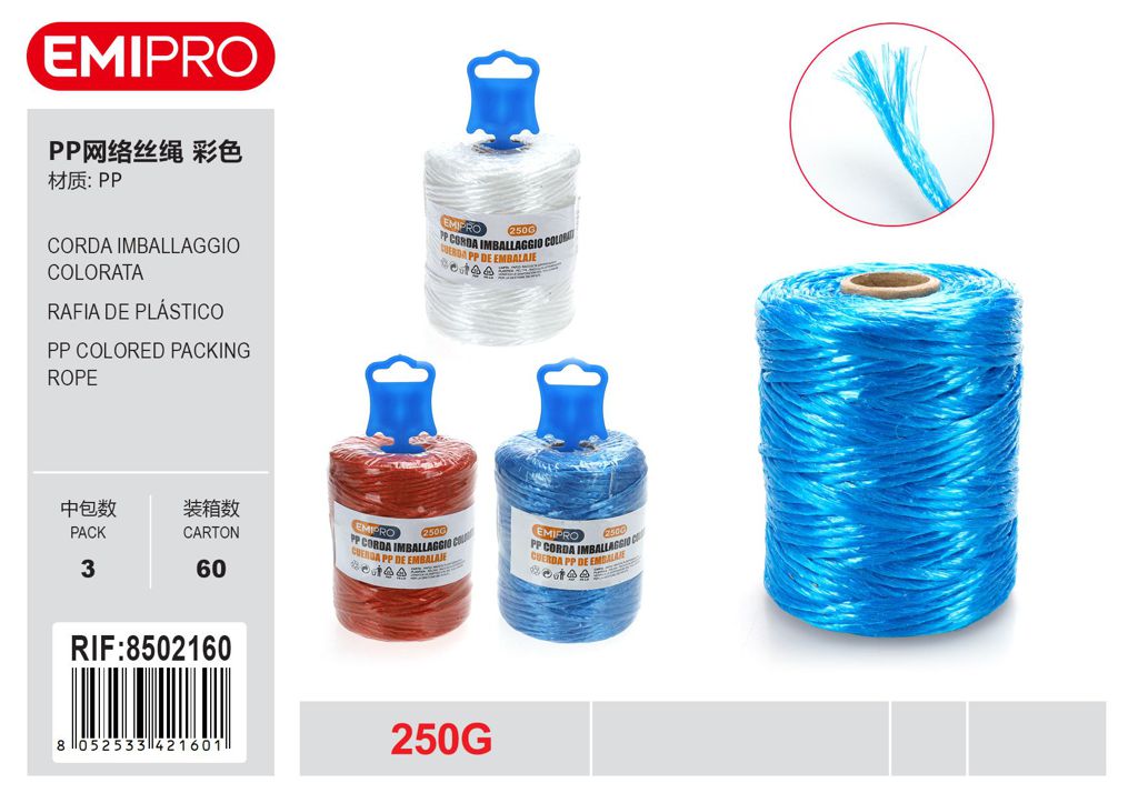 Pp Corda Imballaggio Colorata 250G