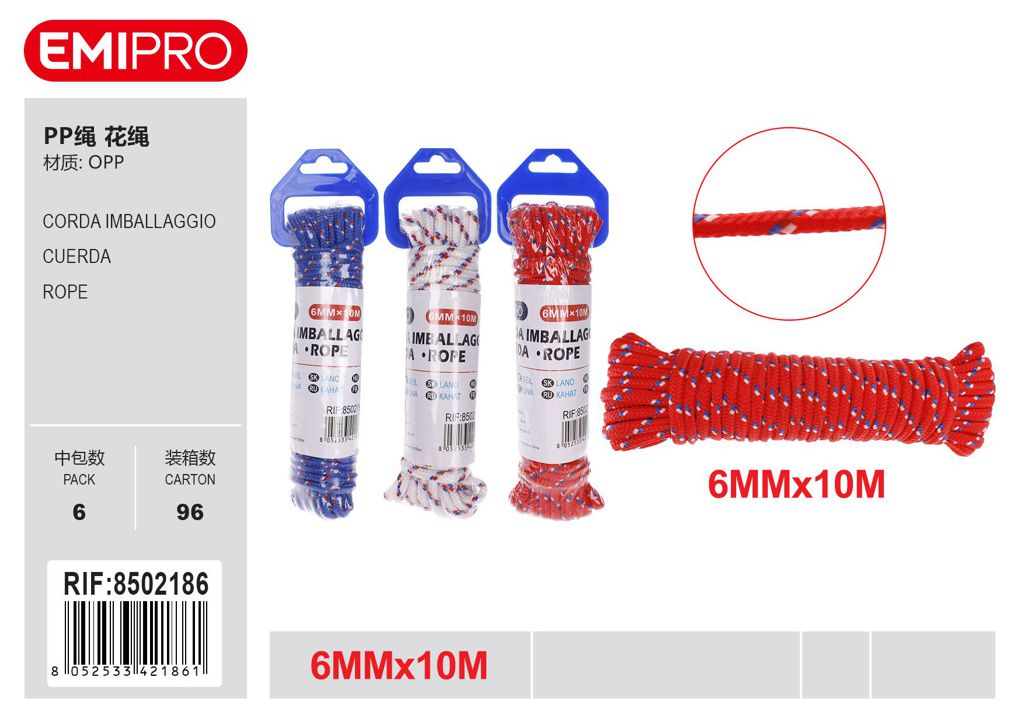 Corda Imballaggio 6mm*10M