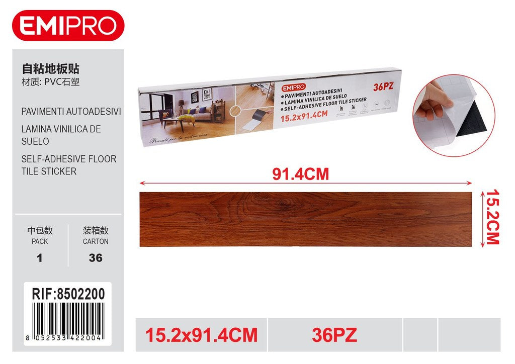 Pavimenti Autoadesivi 15.2*91.4cm