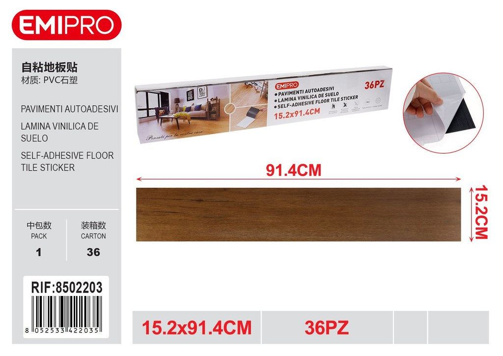 Pavimenti Autoadesivi 15.2*91.4cm