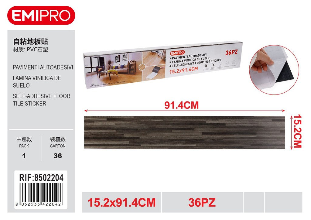 Pavimenti Autoadesivi 15.2*91.4cm