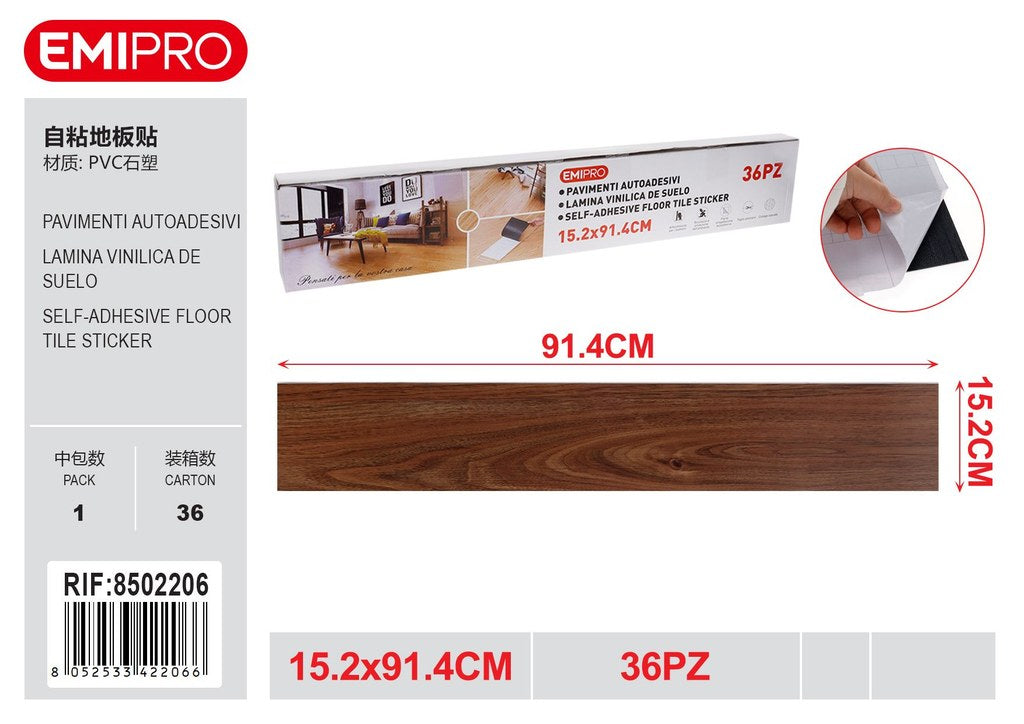Pavimenti Autoadesivi 15.2*91.4cm