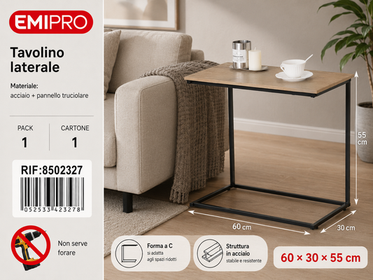 Tavolino Laterale 60*30*55cm