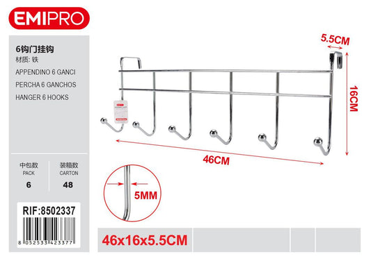 Appendino 6 Ganci 46*16*5.5cm