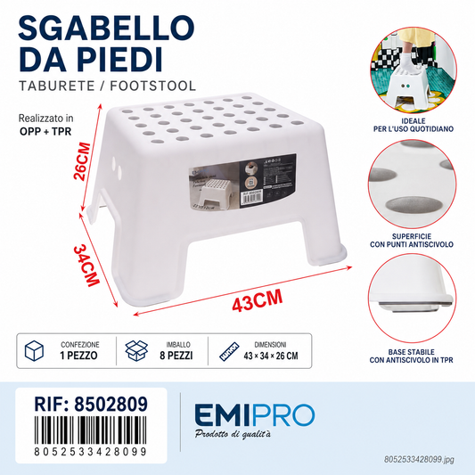 Sgabello da Piedi 43*34*26cm