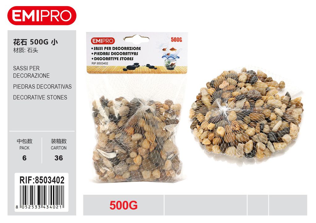 SASSI PER DECORAZIONE 500G