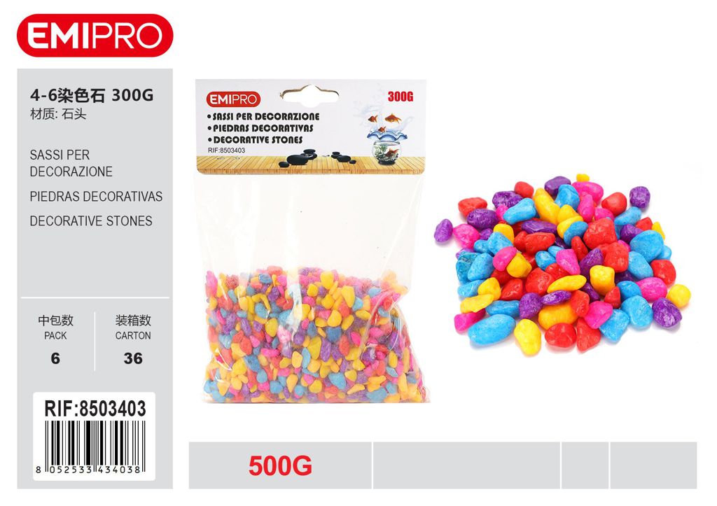 SASSI PER DECORAZIONE 300G
