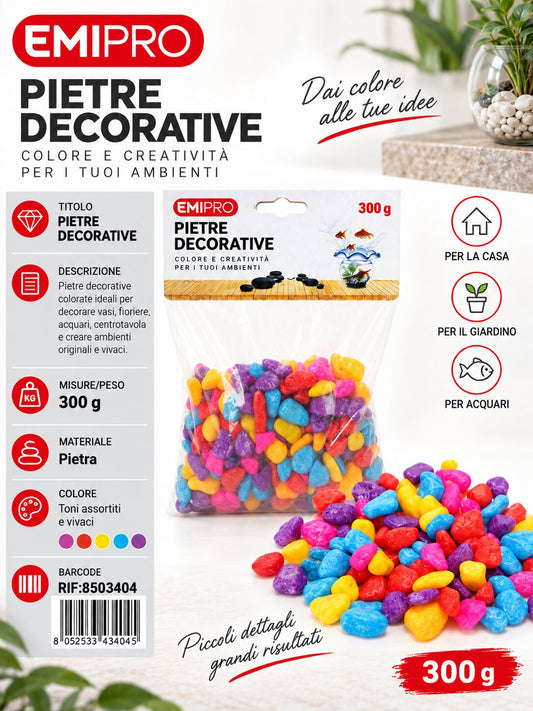 SASSI PER DECORAZIONE 300G