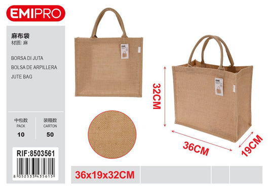 Borsa Di Juta 36*19*32cm 36*19*32cm