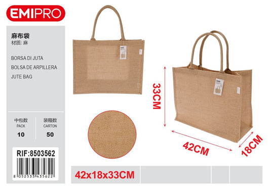 Borsa Di Juta 42*18*33cm 42*18*33cm