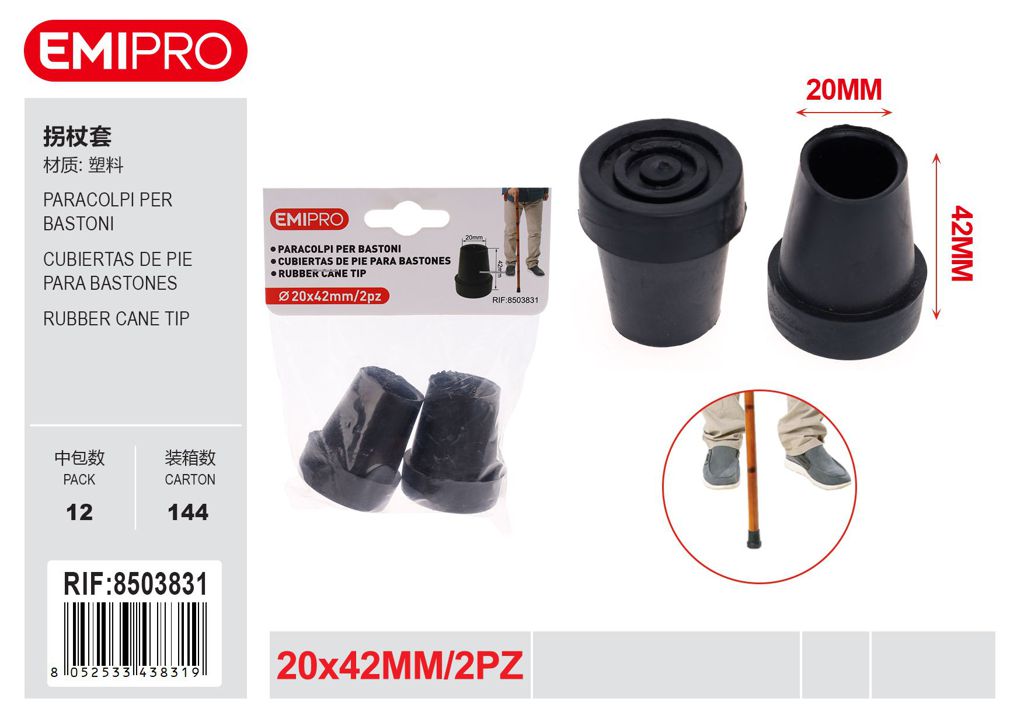 Paracolpi Per Bastoni 2Pz 42*20mm