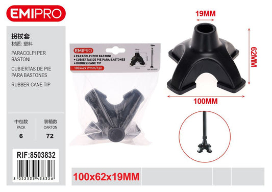 Paracolpi Per Bastoni 1Pz 100*62*19mm