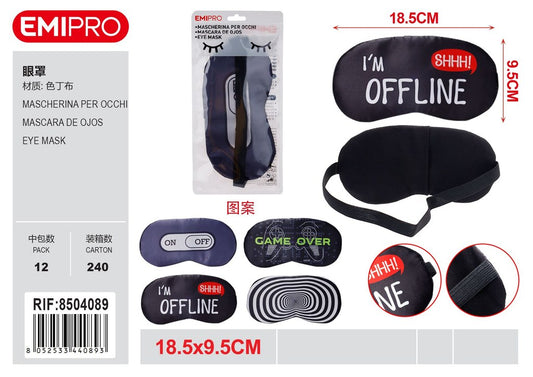 Mascherina Per Occhi 18.5*9.5cm