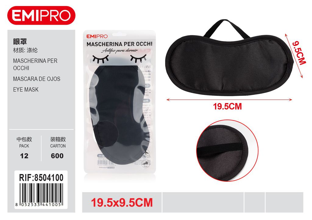 Mascherina Per Occhi 19.5*9.5cm