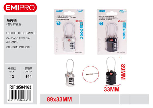 Lucchetto Doganale 89*303*13mm
