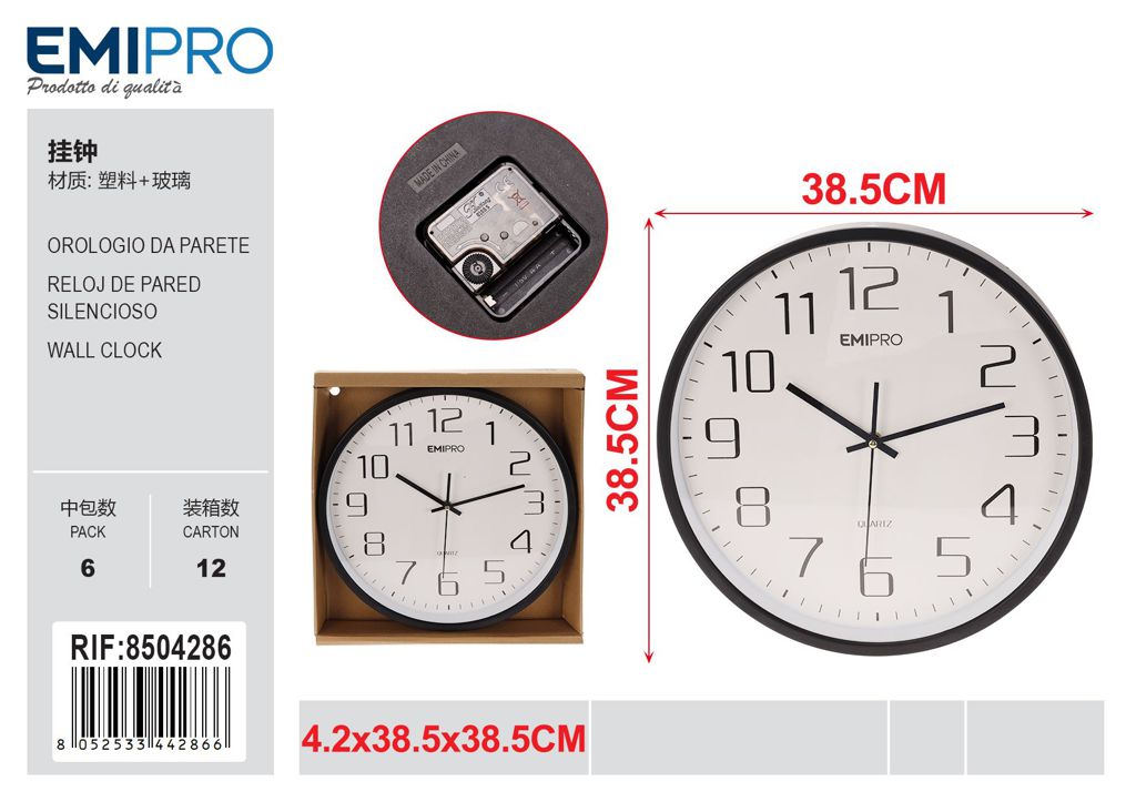 Orologio Da Parete 38.5*38.5*4.2cm
