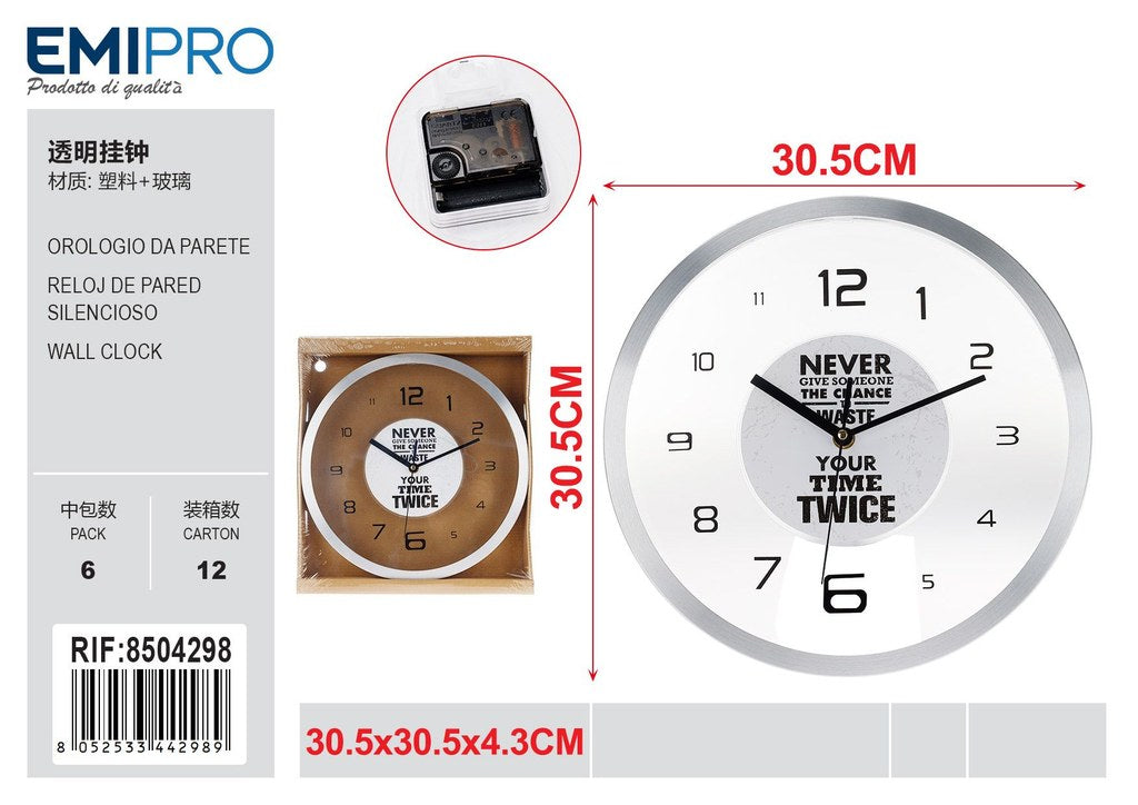 Orologio Da Parete 30.5*30.5*4.3cm
